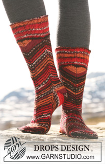 Free patterns - Chaussettes / DROPS 114-12