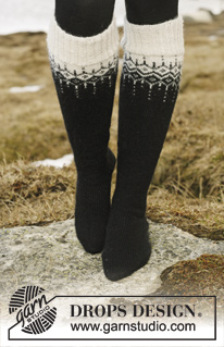 Free patterns - Long Socks / DROPS 116-1