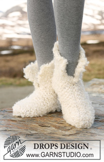 Free patterns - Children Slippers / DROPS 116-27