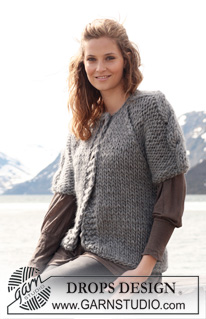 Free patterns - Gilets Manches Courtes / DROPS 116-32