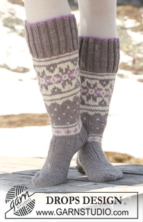 Free patterns - Nordic Socks / DROPS 116-36