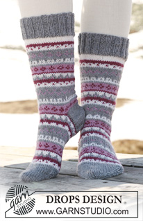 Free patterns - Nordic Socks / DROPS 116-42