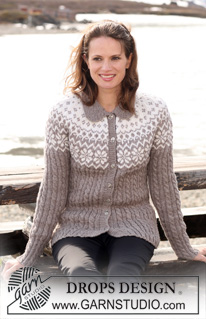 Free patterns - Norweskie rozpinane swetry / DROPS 116-44