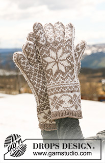 Free patterns - Nordic Gloves & Mittens / DROPS 116-56