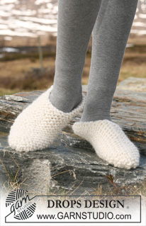 Free patterns - Chaussons / DROPS 117-30