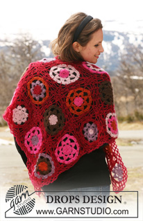Free patterns - Fun with Crochet Squares / DROPS 117-34