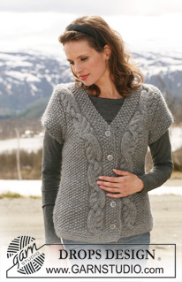 Free patterns - Open Front Tops / DROPS 117-41