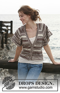 Free patterns - Rozpinane swetry z krótkim rękawem / DROPS 118-37