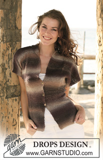 Free patterns - Rozpinane swetry z krótkim rękawem / DROPS 118-4