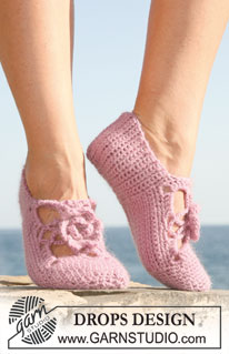 Free patterns - Chaussons / DROPS 118-9