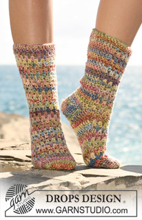 Free patterns - Women's Socks & Slippers / DROPS 120-34