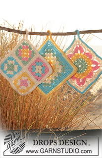 Free patterns - Fun with Crochet Squares / DROPS 120-59