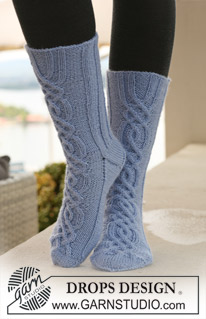 Free patterns - Chaussettes / DROPS 121-15