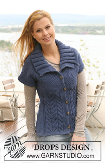 Free patterns - Open Front Tops / DROPS 121-21