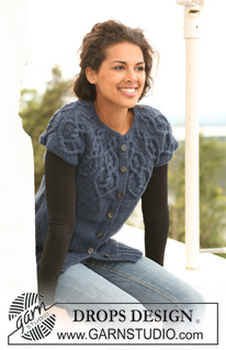Free patterns - Open Front Tops / DROPS 121-27