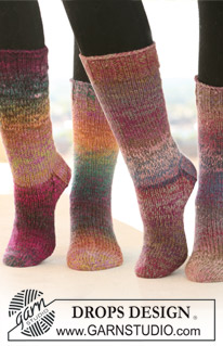 Free patterns - Chaussettes / DROPS 122-23