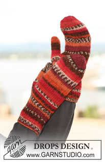 Free patterns - Gloves & Mittens / DROPS 122-34
