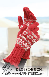 Free patterns - Gloves & Mittens / DROPS 122-4