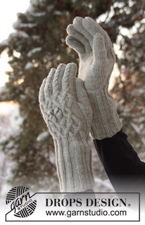 Free patterns - Gloves & Mittens / DROPS 123-18