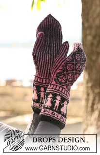 Free patterns - Nordic Gloves & Mittens / DROPS 126-3