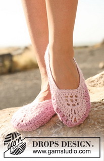 Free patterns - Women's Socks & Slippers / DROPS 127-36