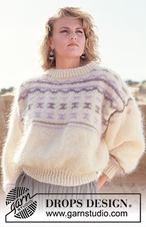 Free patterns - Warm & Fuzzy Throwback Patterns / DROPS 13-5