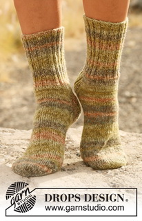 Free patterns - Children Socks & Slippers / DROPS 130-16