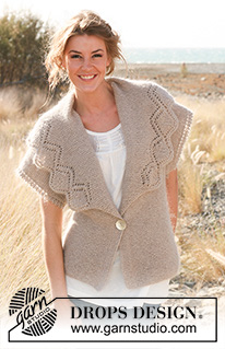 Free patterns - Rozpinane swetry z krótkim rękawem / DROPS 130-2