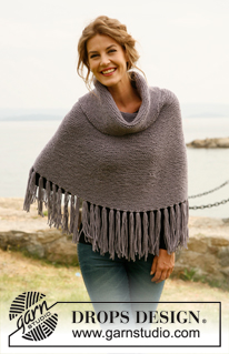 Free patterns - Poncho's voor dames / DROPS 134-15