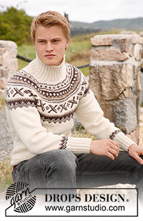 Free patterns - Men's Jumpers / DROPS 135-40