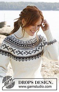 Free patterns - Damskie norweskie swetry / DROPS 135-43