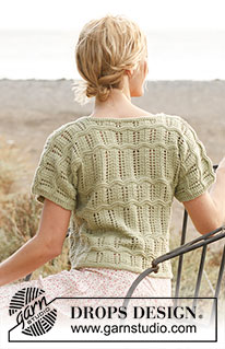 Free patterns - Open Front Tops / DROPS 136-6