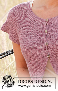 Charme / DROPS 137-32 - Knitted DROPS jacket in garter st in ”Alpaca”.
Size: S - XXXL.
