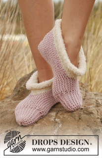 Free patterns - Children Slippers / DROPS 137-35