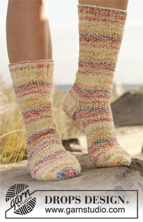 Free patterns - Women's Socks & Slippers / DROPS 138-25