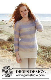 Free patterns - Striped Jumpers / DROPS 138-7