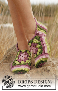 Free patterns - Slippers / DROPS 139-17