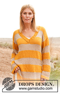Free patterns - Striped Jumpers / DROPS 139-18