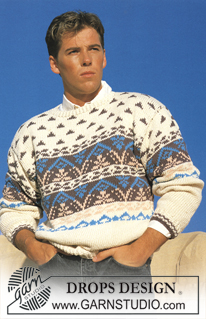 Free patterns - Męskie swetry przez głowę / DROPS 14-19