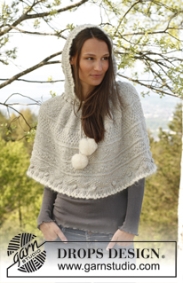 Free patterns - Hooded Ponchos / DROPS 141-22