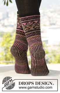 Free patterns - Chaussettes / DROPS 142-35