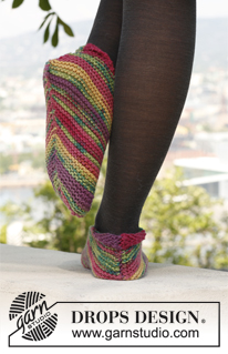 Free patterns - Slippers / DROPS 142-39