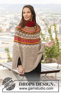 Free patterns - Poncho's voor dames / DROPS 143-20