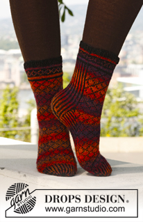 Free patterns - Nordic Socks / DROPS 143-21
