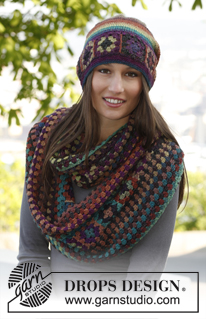Free patterns - Neck Warmers / DROPS 143-40