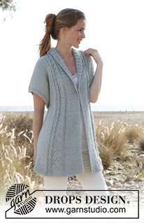Free patterns - Rozpinane swetry z krótkim rękawem / DROPS 145-1