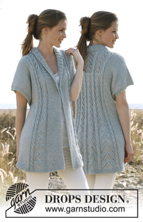 Free patterns - Rozpinane swetry z krótkim rękawem / DROPS 145-1