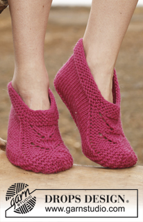 Free patterns - Slippers / DROPS 147-19