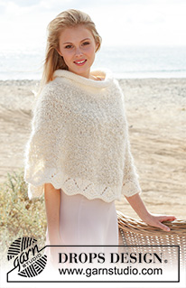 Free patterns - Poncho's voor dames / DROPS 148-23