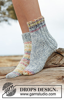 Free patterns - Chaussettes / DROPS 148-25